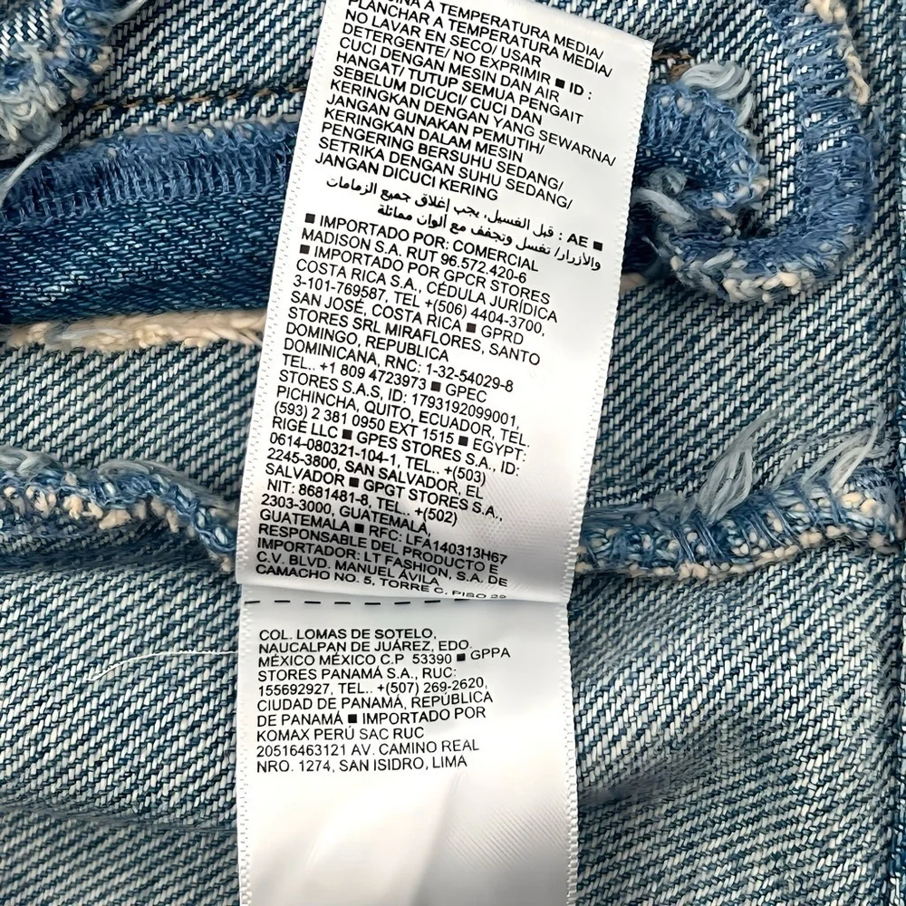 Old Navy Toddler Blue Jean Jacket Unisex 12-18M Cute Hipster Light Wash Denim